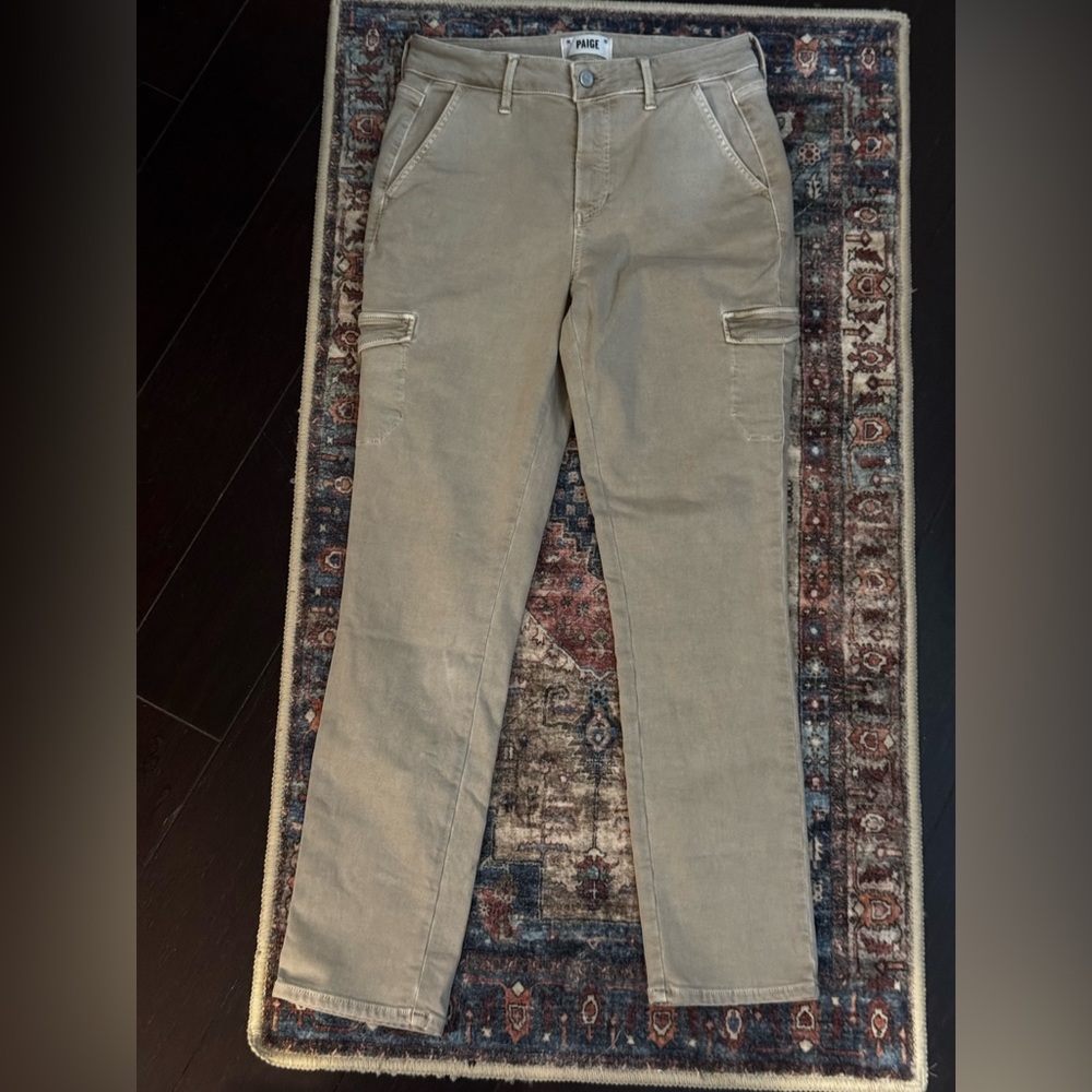 Paige Khaki Cargo Pants